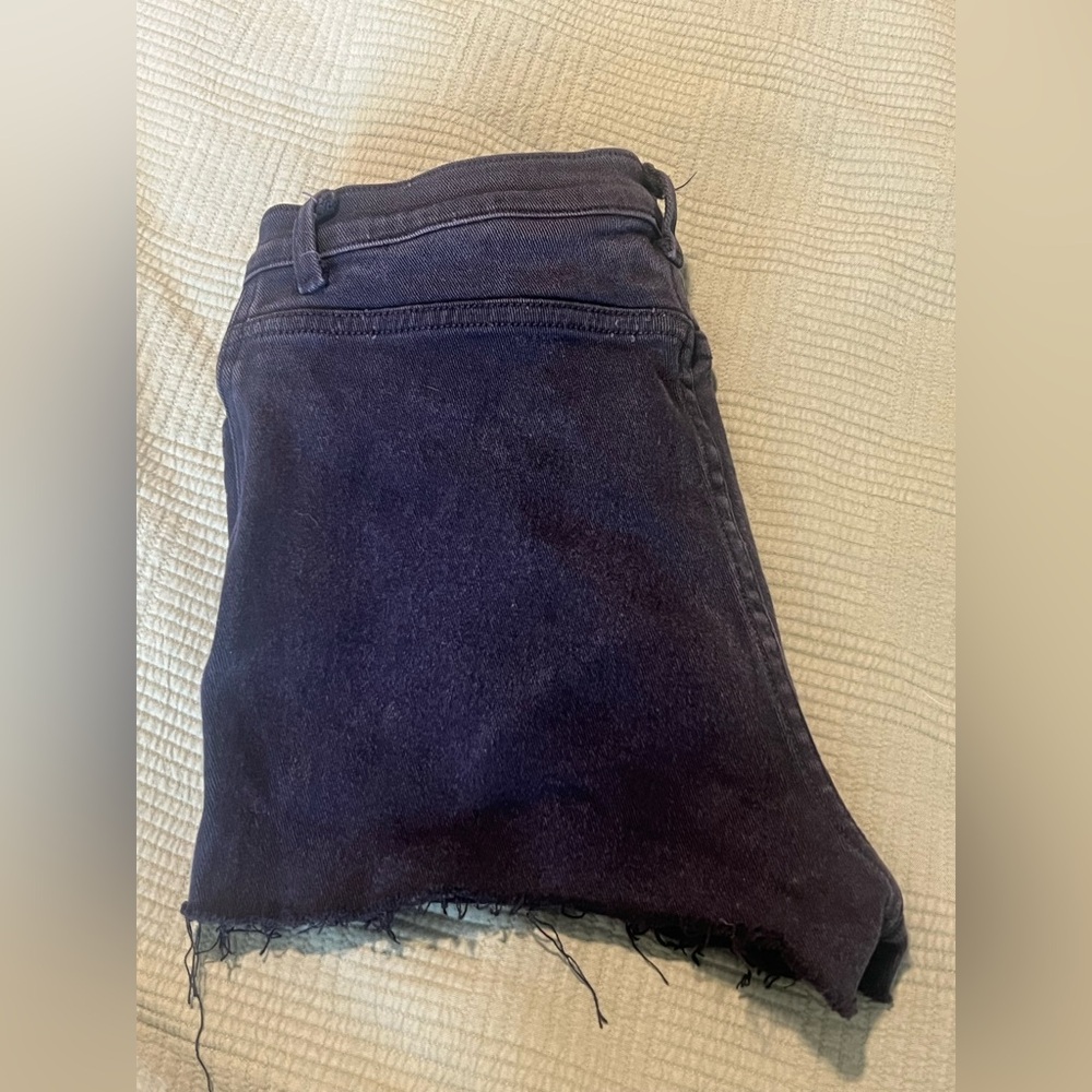 Harley- Davidson Vintage Women Black Cut- Off  Denim Shorts Size 10 - Picture 9 of 14